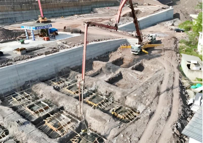 總投資4億元！食品產(chǎn)業(yè)園配套基礎(chǔ)設(shè)施項(xiàng)目施工現(xiàn)場(chǎng)